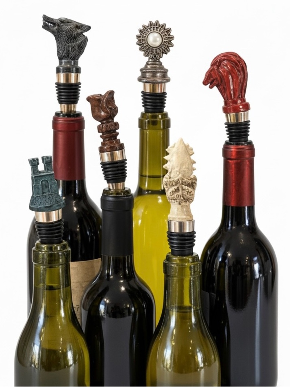 Game of Thrones House Sigil Wine Stopper Set of 6